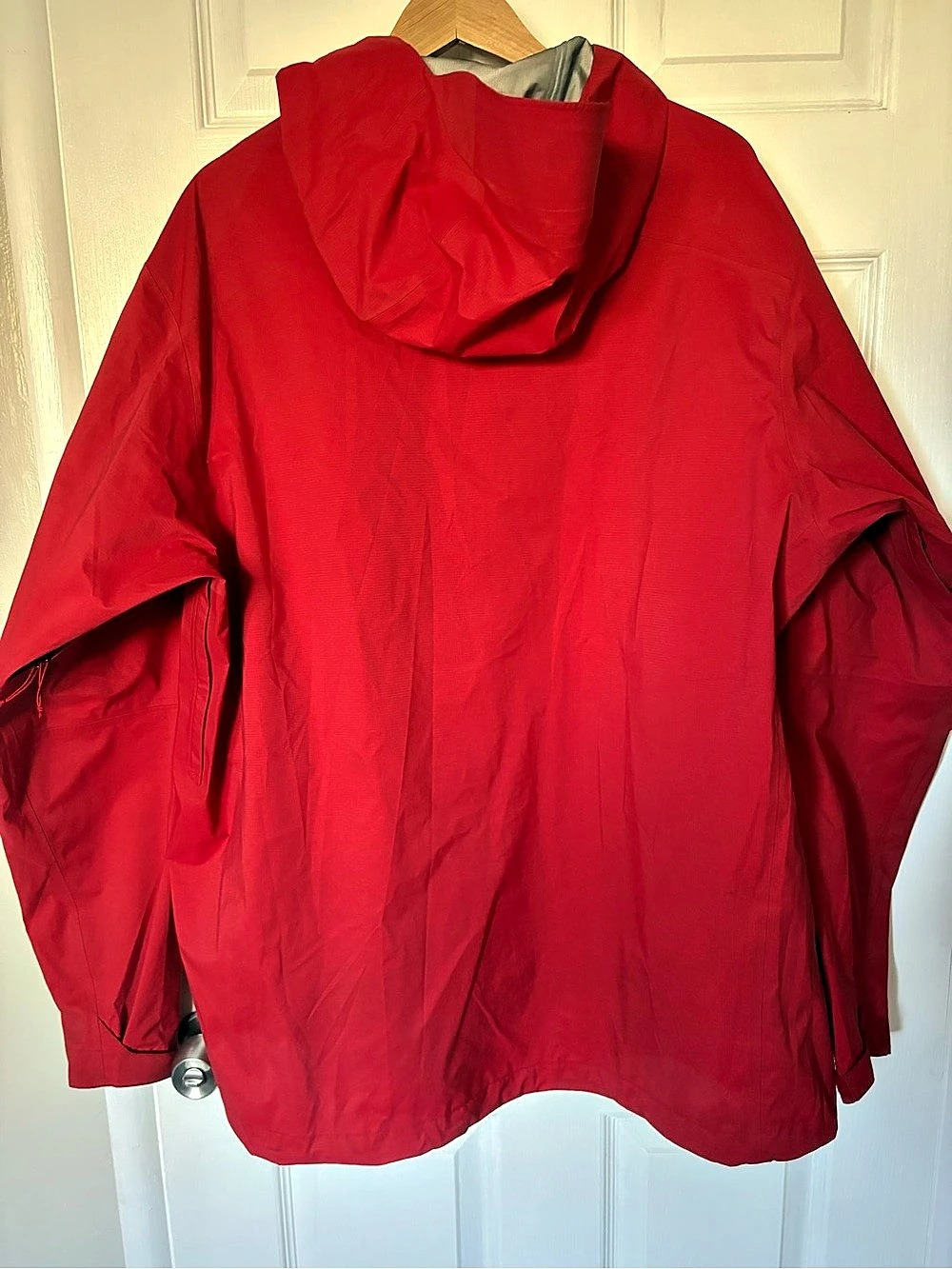 Patagonia Torrentshell 3L Jacket Men's Red & Gray Rain Jacket XL - Picture 6 of 11